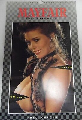 Mayfair 1991 Calendar Yvonne Currie 16" x 10" 052218lm-ep