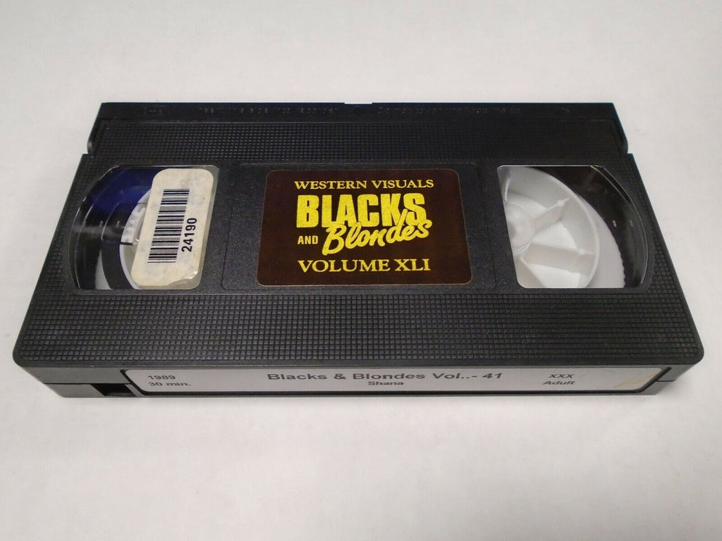 Blacks and Blondes #41 1989 30mins Shana Interracial Adult VHS 030519AMP2
