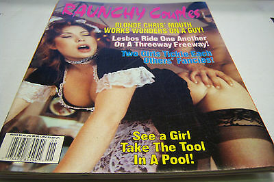 Raunchy Couples Busty Adult Magazine "Lesbos Ride" Vol.4 1995 032113lm-ep