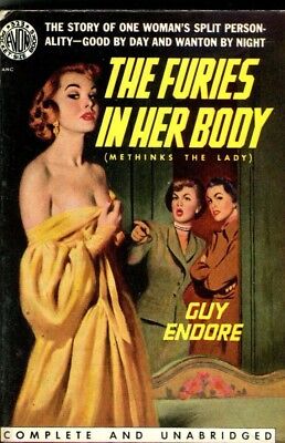 The Furies In Her Body Novel by Guy Endore 1951 Avon Book 042214lm-epa2