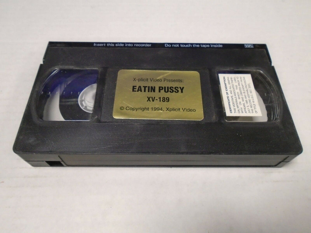 Eatin Pussy 1994 XV-189 Adult VHS 040519AMP2