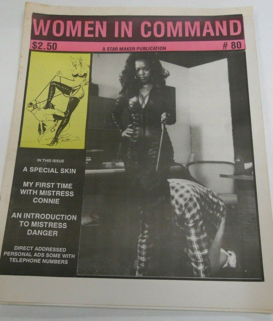 Women In Command Fetish Newspaper Mistress Connie #80 1994 120919lm-ep