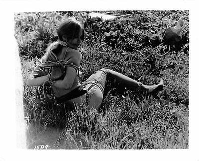 Adult Vintage B&W Photo 4x5 Bondage Lesbian Dominated Bound Dominated 167HP