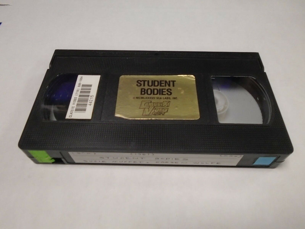 Student Bodies 1987 Suzie Muffet Karsen Wolfe 85mins Adult VHS 031419AMP3