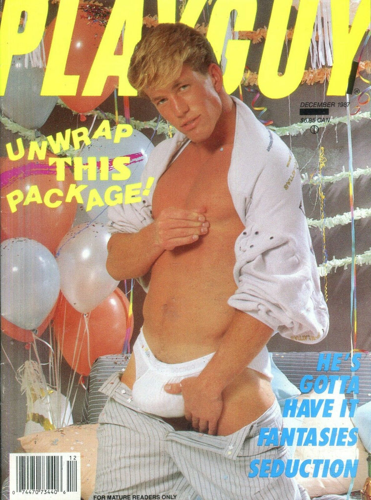 Playguy Gay Magazine Unwrap This Package! December 1987 032719lm-ep