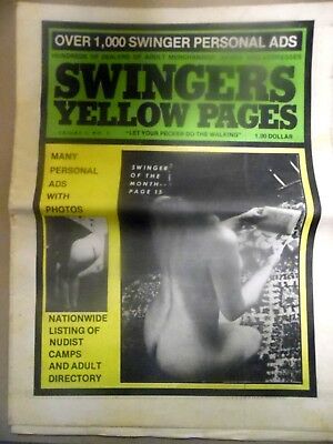 Swingers Yellow Pages Adult Newspaper Person Ads vol.1 #2 031418lm-ep2