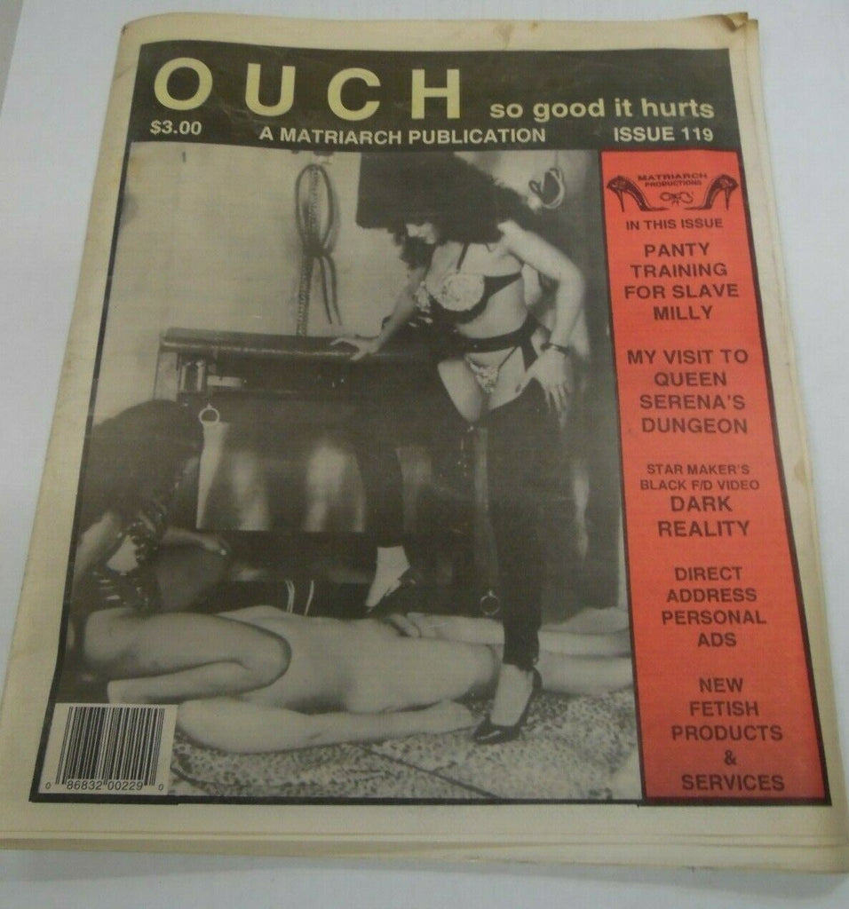 Ouch Fetish Newspaper Queen Serena #119 1996 121619lm-ep