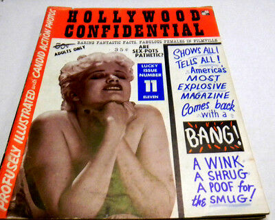 Hollywood Confidential Adult Magazine"Shows/Tells All" #11 vg 092613lm-ep