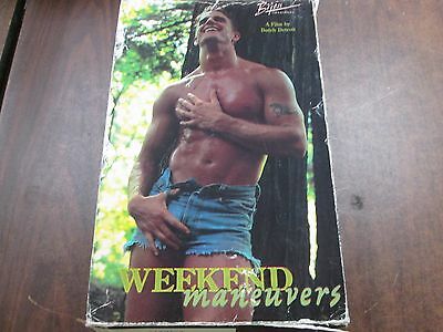 Weekend Maneuvers Bijon Studios Shane White Jake Kennedy VG Adult VHS 062515amp7