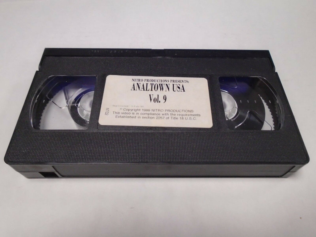 Analtown USA Vol 9 Nitro Productions 1999 Adult VHS 020119AMP