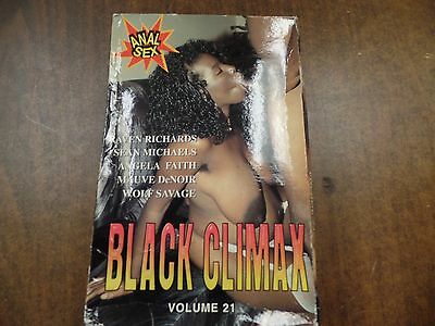 Black Climax Vol 21 Raven Richards Sean Michaels Anal SexVG Adult VHS CLEARANCE 080415amp2