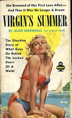 Virgin's Summer Novel by Alan Marshall 1960 Midwood 032618lm-ep2
