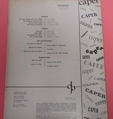 Caper Magazine Milady October 1956 Readers Copy 101713lm-epa