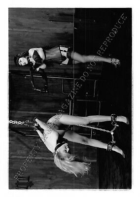 Adult Photo Vintage B&W 5x7 HOM Bondage Sexy Lesbian Bound and Dominated 17XR