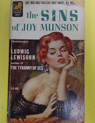 The Sins Of Joy Munson Adult Novel by Ludwig Lewisohn 1955 071613lm-epa