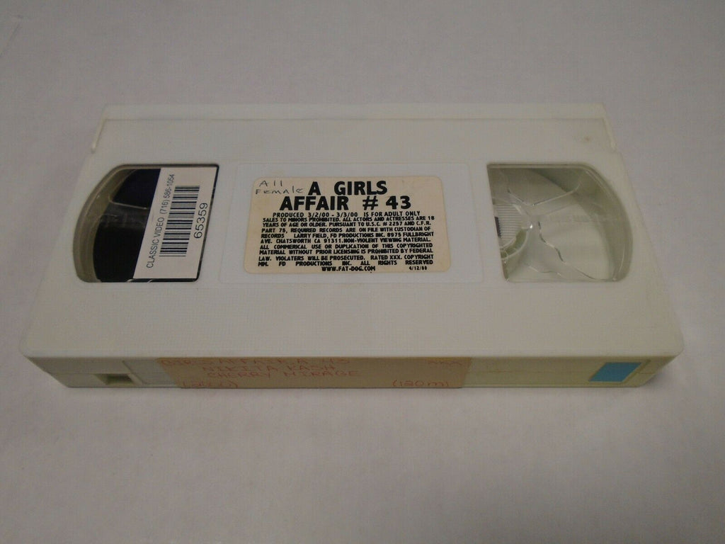 A Girls Affair #43 Nikita Kash Cherry Mirage 2000 120m Adult VHS 031419AMP