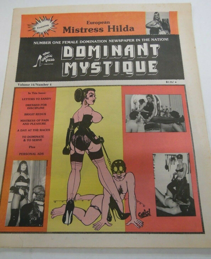 Dominant Mystique Newspaper Mistress Hilda vol.14 #4 1992 122419lm-ep