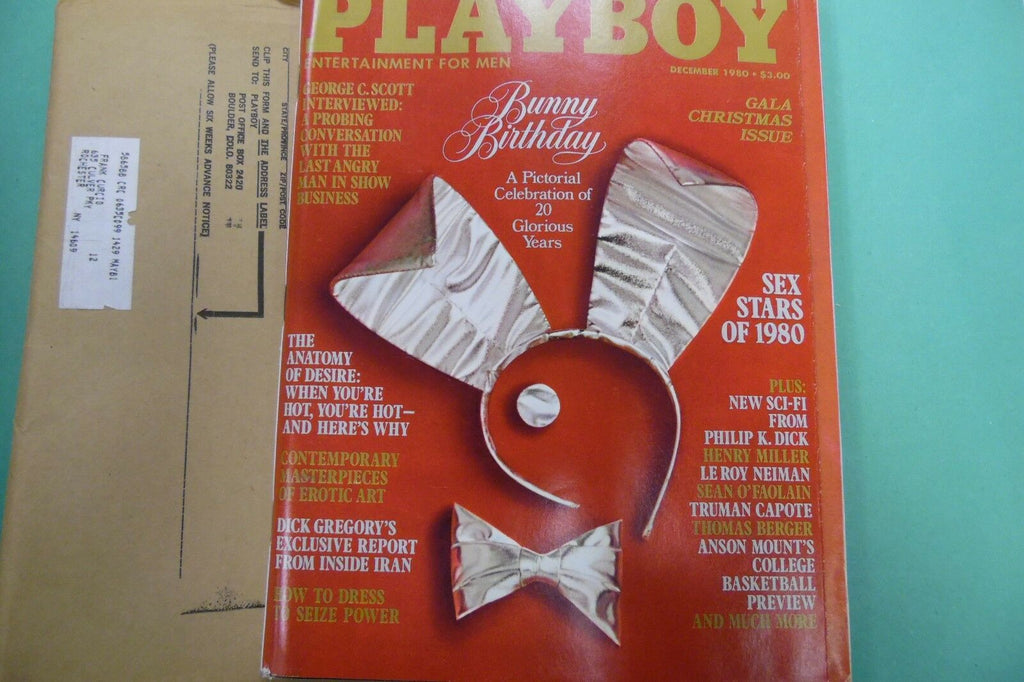 Playboy Magazine Bunny Birthday December 1980 122916lm-ep