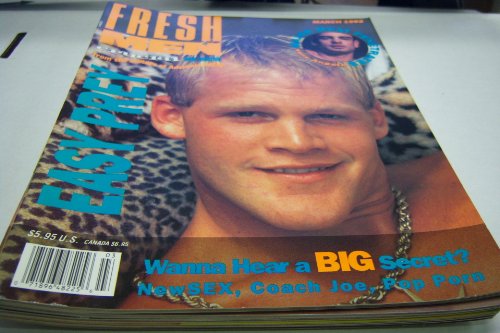 Fresh Men Gay Adult Magazine "Major Meat Penetrates Tony Angelo" March 1992