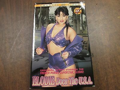 Elodie Does the USA Will France Lila Sort Channel 69 NM Adult VHS 060315amp3