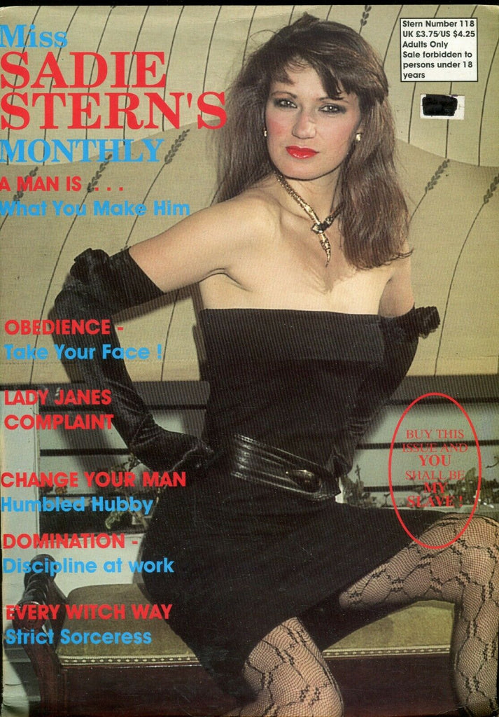 Miss Sadie Stern's Monthly Fetish Magazine Lady Jane #118 073019lm-ep