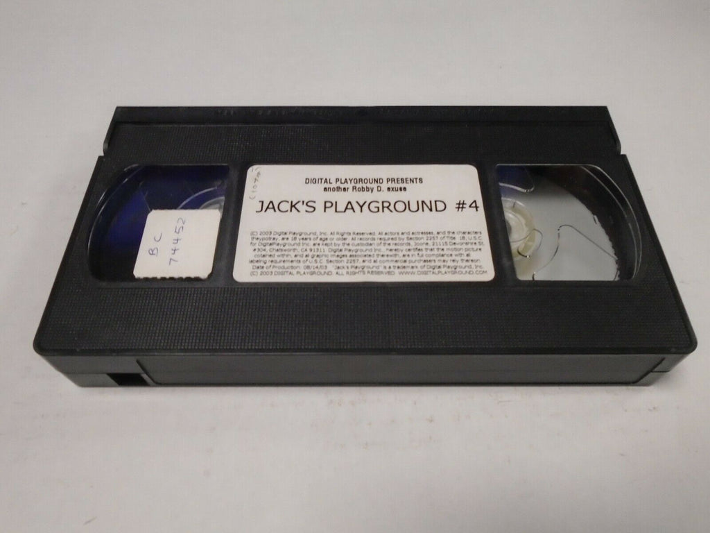 Jack's Playground #4 Digital Playground 2003 Adult VHS 040119AMP2