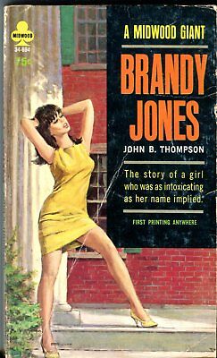 Brandy Jones Novel by John B. Thompson 1966 Midwood Books 042614lm-epa