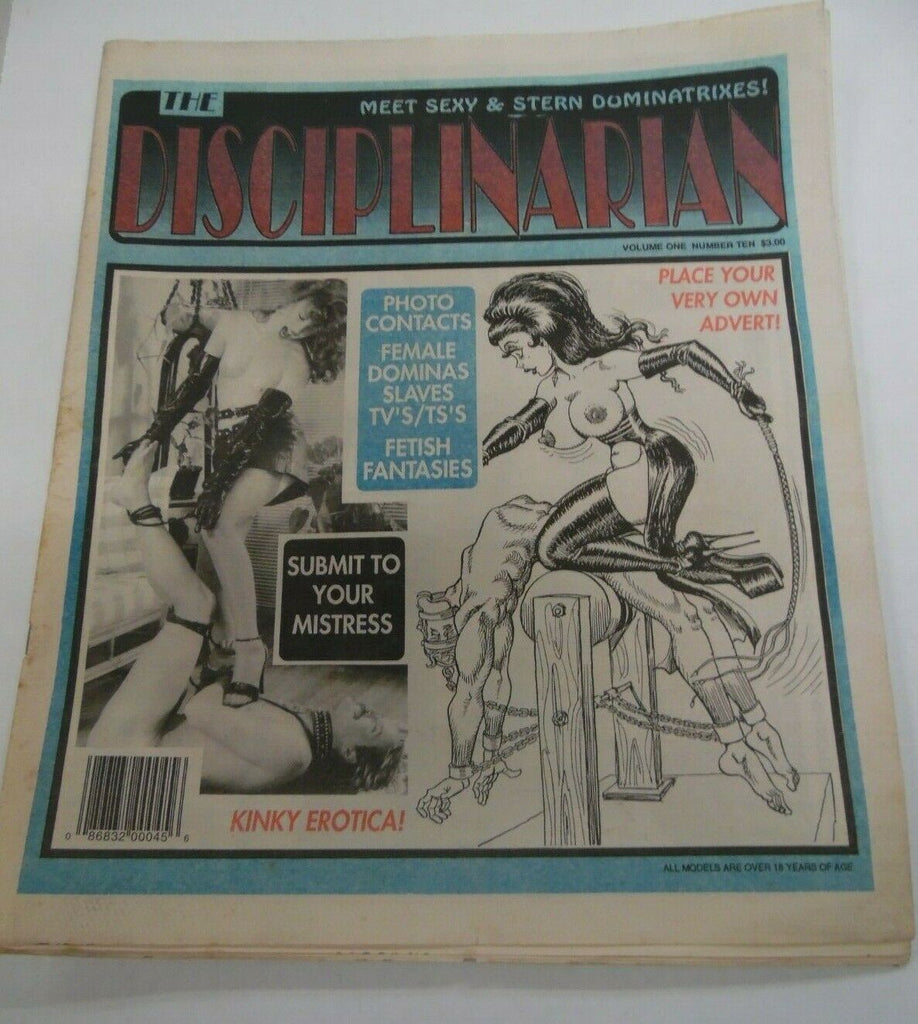 The Disciplinarian Newspaper Sexy Dominatrixes vol.1 #10 1990 122119lm-ep