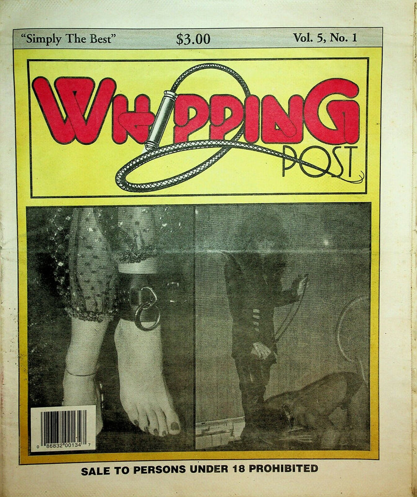 Whipping Post Fetish Newspaper Importance Of Pain vol.5 #1 1995 022220lm-ep