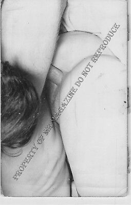 Adult Vintage B&W Photo 3.5x5.5 Sex Intercourse Dick in Pussy Close Up 100HT