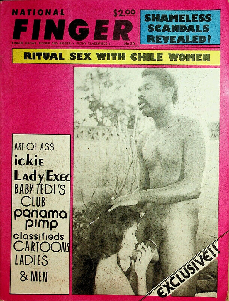 National Finger Newspaper Magazine Shameless Scandals #39 1970's 051820lm-ep