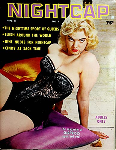 Night Cap Men's Large Fold-Out Magazine Nine Nudes For Nightcap vol.2 #1 1962   091926lmp-GSC
