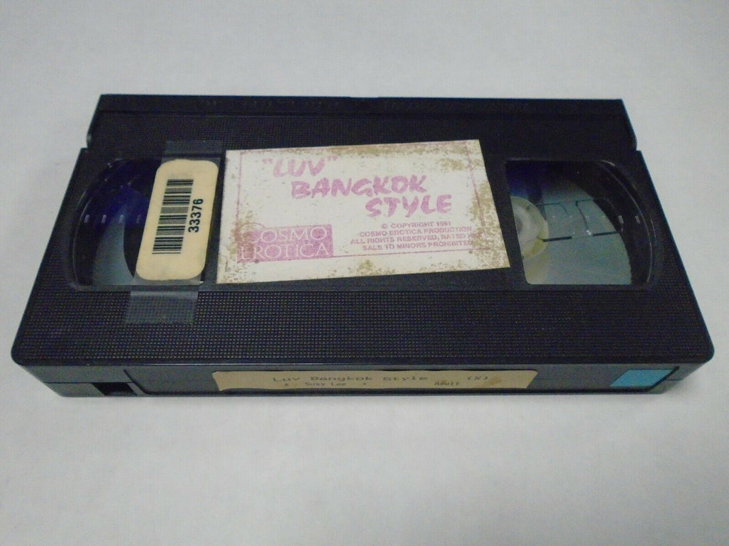 Luv Bangkok Style Susy Lee 1991 Cosmo Erotica Adult VHS 040319AMP
