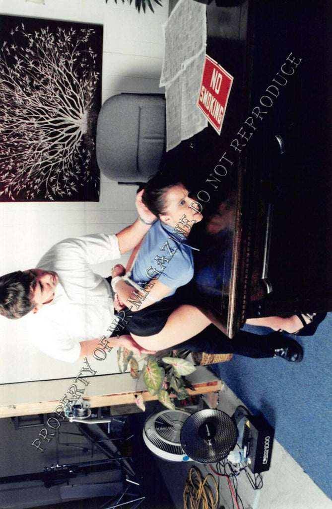 Adult Vintage 1990s Photo 4x6 Bondage Sexy Brunette Dominated Spanked 82FM