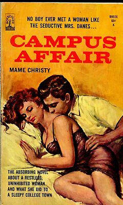 Campus Affair Adult Novel by Mame Christy 1966 042314lm-epa