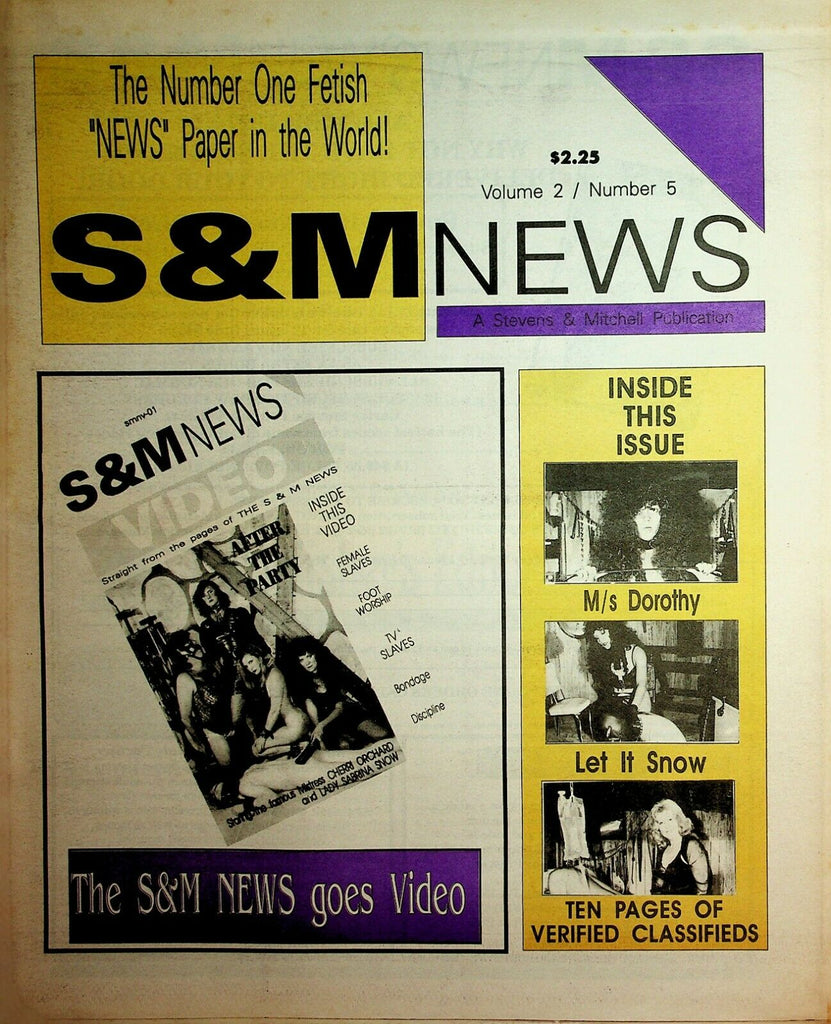 S & M News Newspaper M/s Dorothy vol.2 #5 1993 030320lm-ep