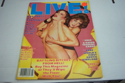 Live! Busty Adult Magazine "Battling Bitches From Hell!" October 1983