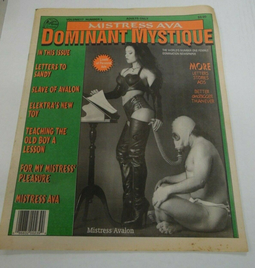 Dominant Mystique Newspaper Mistress Ava vol.17 #5 1995 121319lm-ep