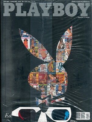 Playboy Romania Magazine 100th Issue! w/3-D Glasses January 2008 062318lm-ep