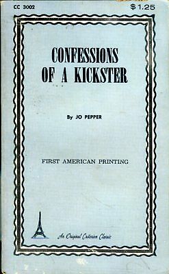 Confessions Of A Kickster Novel by Jo Pepper 1968 1st Printing 080918lm-ep