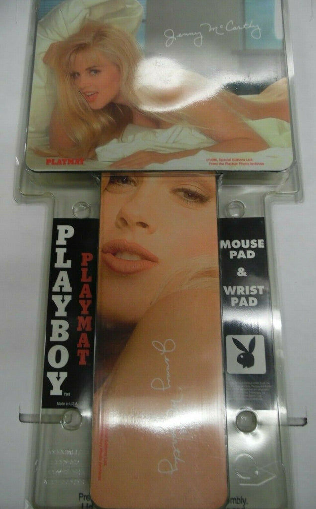 Playboy Playmate Jenny McCarthy Mouse Pad & Wrist Pad new/sealed 042419lm-ep2
