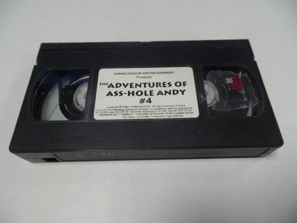 The Adventures of Asshole Andy Armageddon Ent 2001 Adult VHS 052119AMP