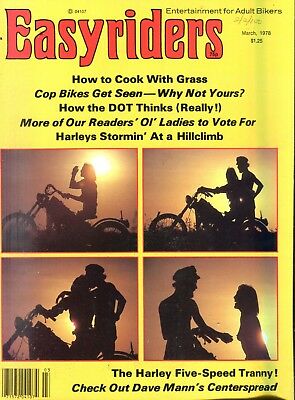 Easyriders Magazine Harleys Stormin' At A Hillclimb March 1978 040918lm-ep