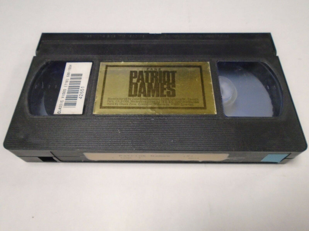 Patriot Dames Zane Alicia Rio Peter North 1992 Adult VHS 022619AMP3