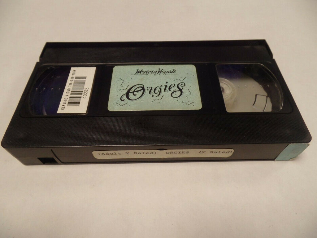 Orgies Western Visual Vintage Adult VHS 030719AMP3
