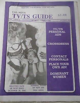 TV/TS Guide Adult Contact Newspaper Cal-Neva October 1994 111318lm-ep
