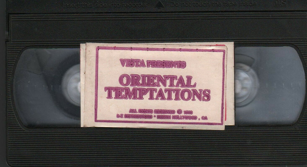 Oriental Temptations 1980 Vista Video Adult VHS 021720AMP
