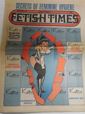 Fetish Times Newspaper Secrets Of Feminine Hygiene #12 1974 052518lm-ep2