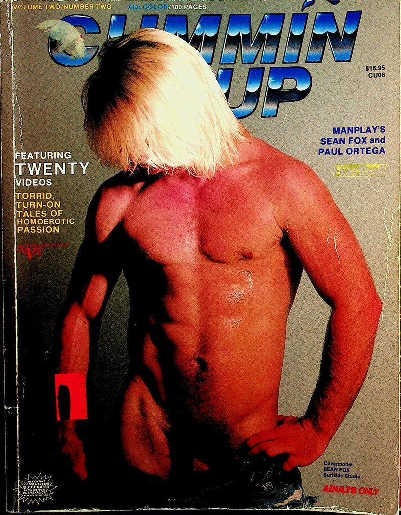 Cummin Up Gay Magazine Sean Fox vol.2 #2 1990 121420lm-ep