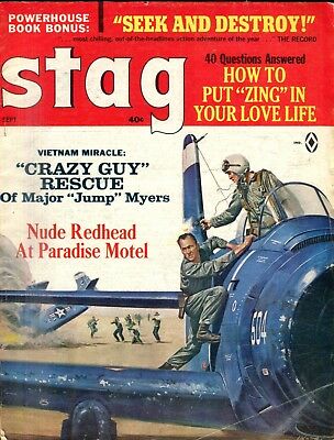 Stag Magazine Nude Redhead At Paradise September 1966 062818lm-ep